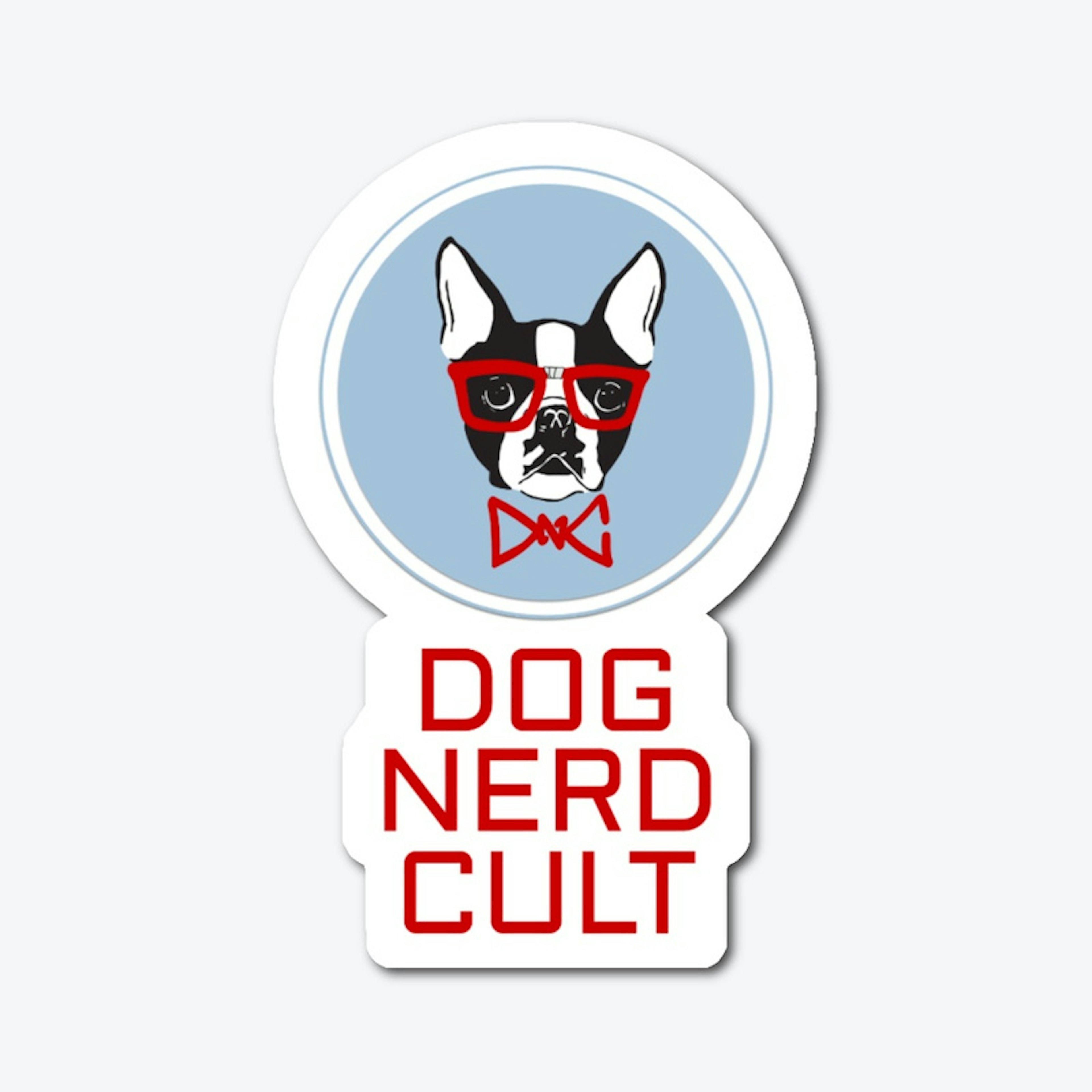 DOG NERD CULT Sticker 1