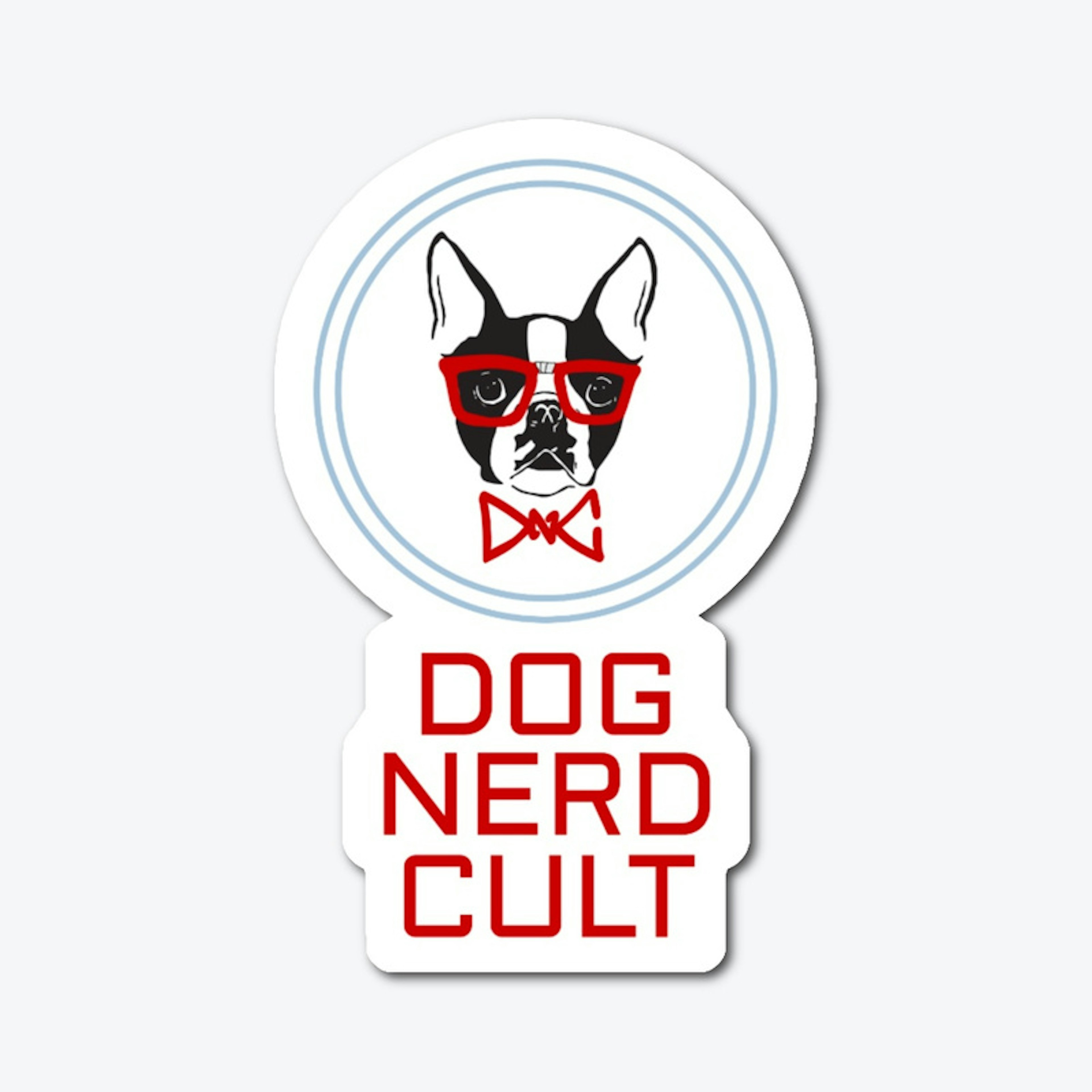 DOG NERD CULT Sticker 2